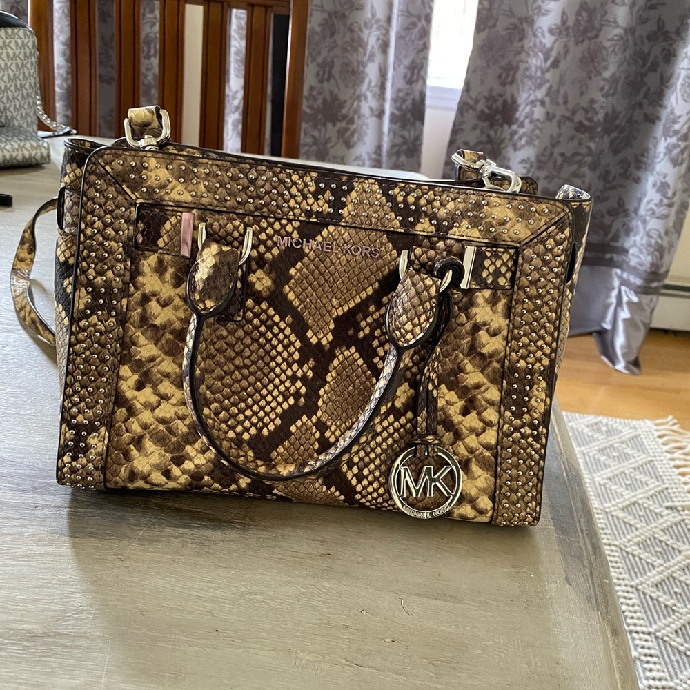 Michael Kors Snake Print Purse